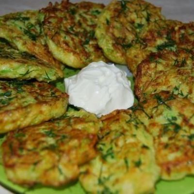 Блинчики с кабачками